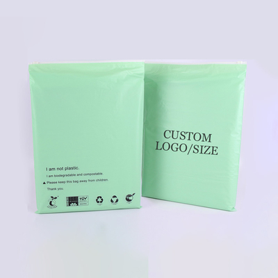 Frosted Recycled Custom Compostable Packaging Logo Biodegradable Matte Polybag Plastic Zipper Bag