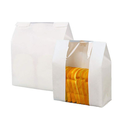 Túi giấy Kraft đáy phẳng Bopp, Túi Kraft Baguette 12 * 32 * 8.7cm