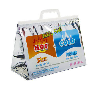 Food Delivery Hot Cold Insulated Bags Aluminum Foil EPE PE ASP