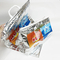 Túi nhiệt nóng lạnh dùng một lần bằng bạc nhựa tùy chỉnh cho thực phẩm đông lạnh