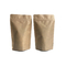 Túi giấy kraft tự niêm phong màu nâu Bao bì thực phẩm khô PLA có thể phân hủy sinh học