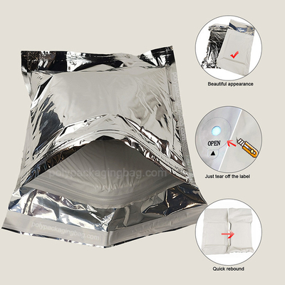 Bọc thép chống nước thermic bọc lạnh cávià gói cho vận chuyển, tấm cách nhiệt túi bạc Mailer