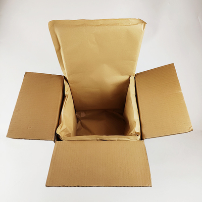 Tương thích với môi trường bên đường giấy kraft tái chế lớp lót nhiệt Vải vật liệu Box Cooler Liner